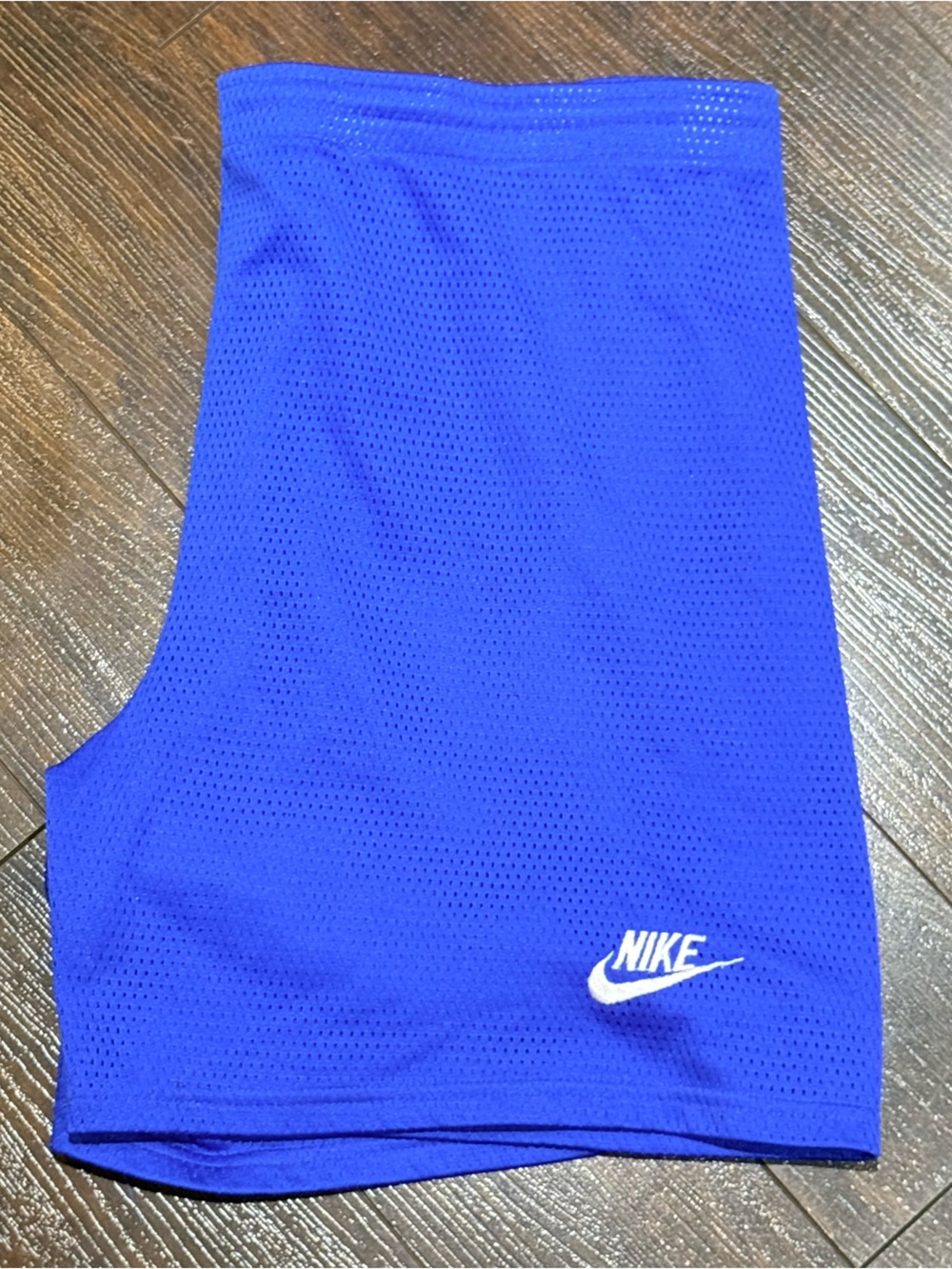 Vintage 90’s Nike Mesh Basketball 7” Shorts Mens Size L Royal Blue